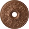 Ekena Millwork Ashley Ceiling Medallion (Fits Canopies up to 4 3/4"), 23 7/8"OD x 4"ID x 2 1/8"P, Polished Copper CM23ASPOS - alternate 1